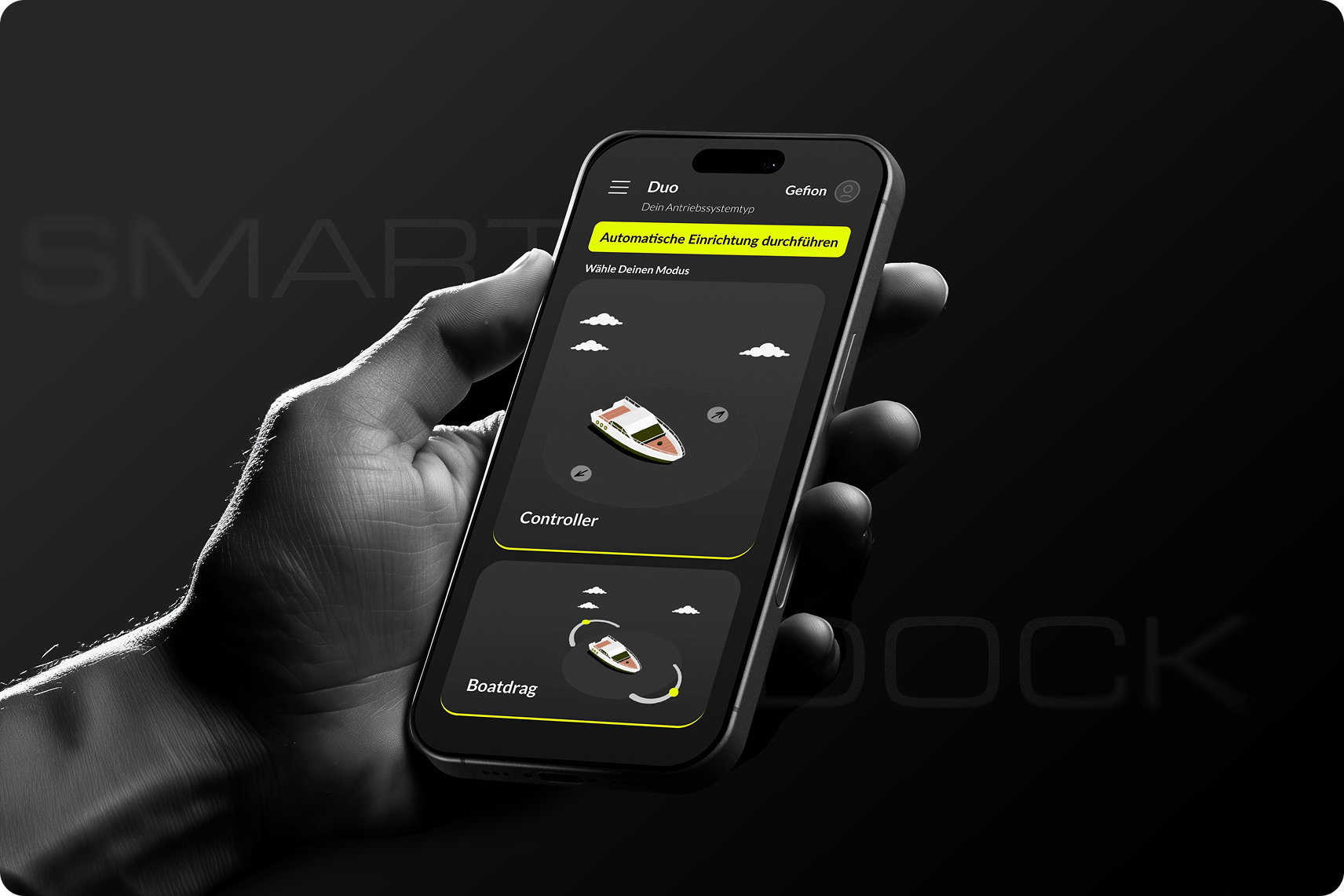 Yacht-Steuerungs-App